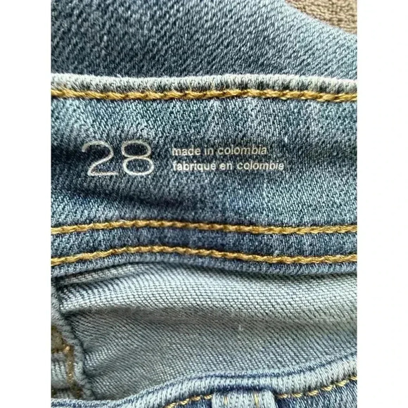 Anthropologie Pilcro Hi-Rise Skinny Jeans Denim Stretch High Rise 28 - Picture 6 of 8